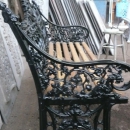 Gothic Bench Side View