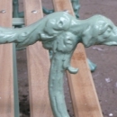 Dogs Head Bench Close Up